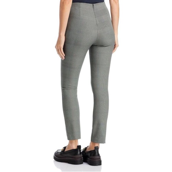 Rag & Bone Simone Slim Stretch Green Plaid Pants Size 2 NWT - Picture 2 of 4